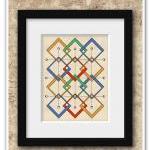 Colored Rhombus. Fine Art Prints And Art Posters..